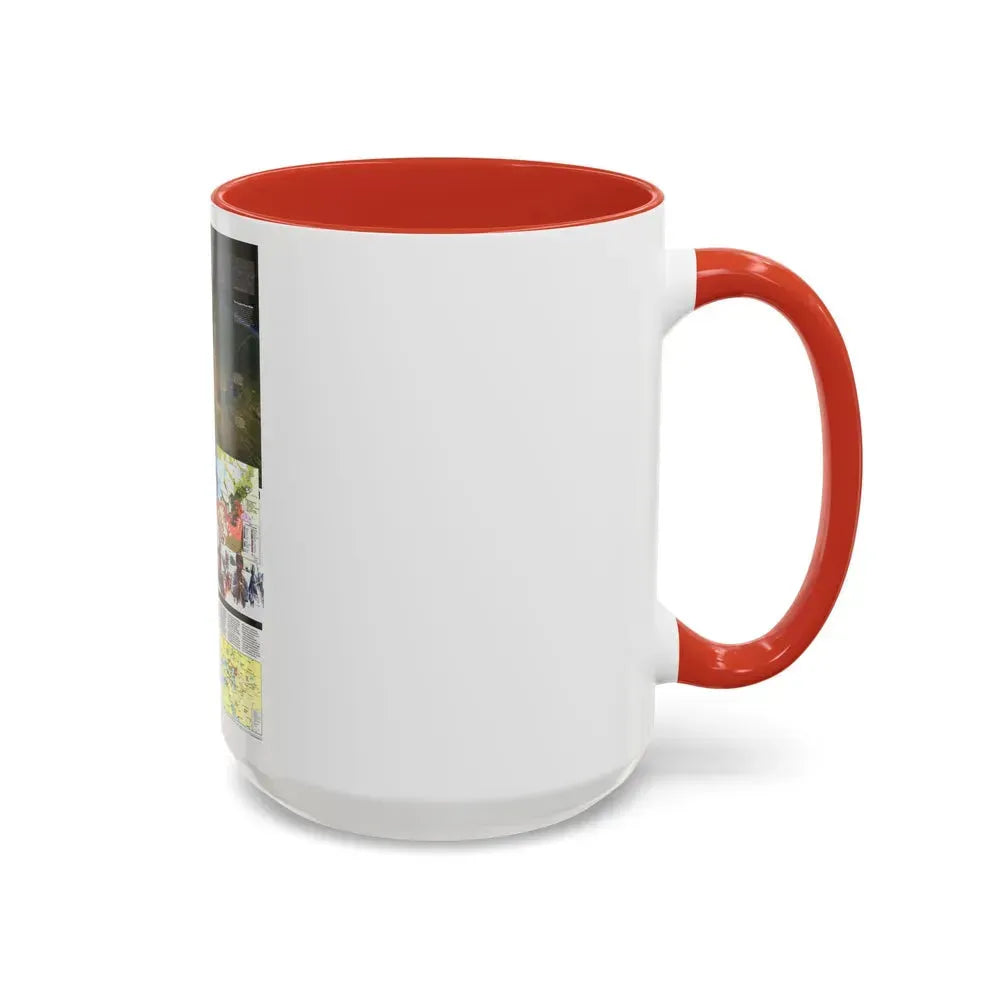 Caspian Sea (1999) (Map) Accent Coffee Mug - Go Mug Yourself
