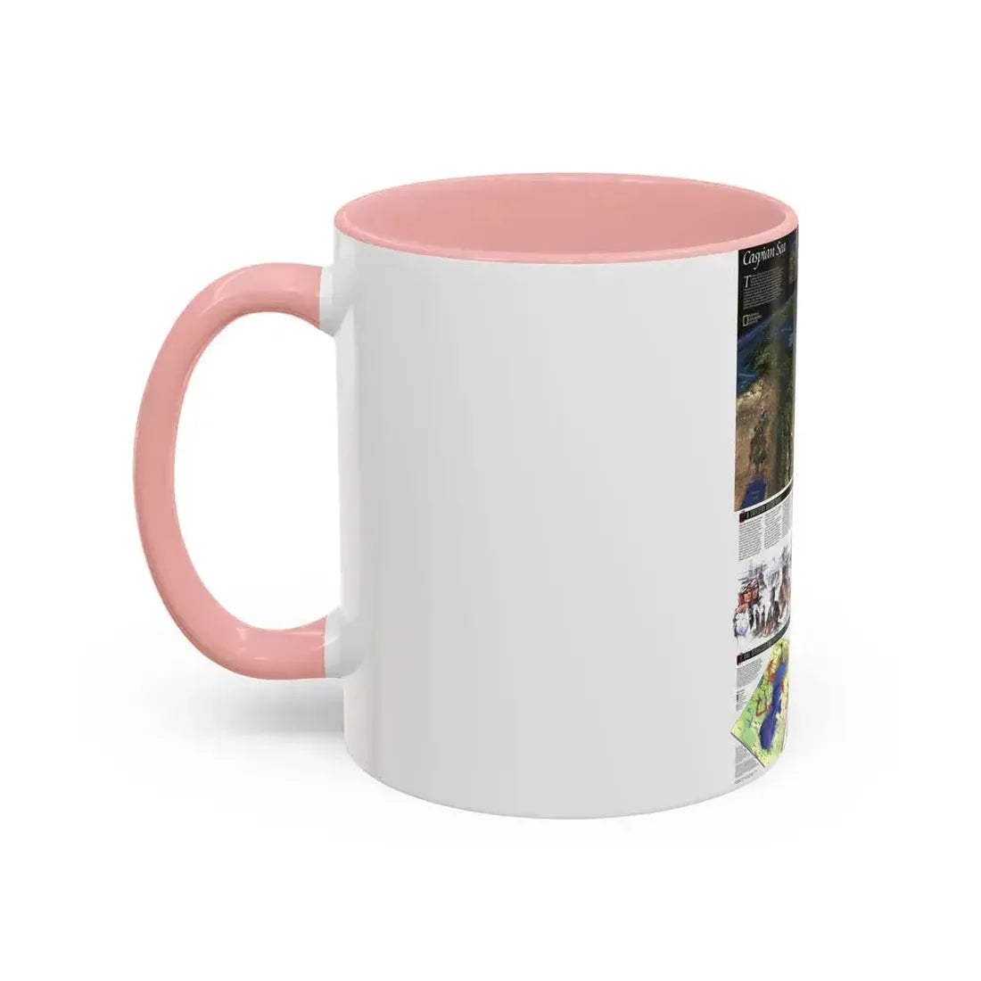 Caspian Sea (1999) (Map) Accent Coffee Mug - Go Mug Yourself