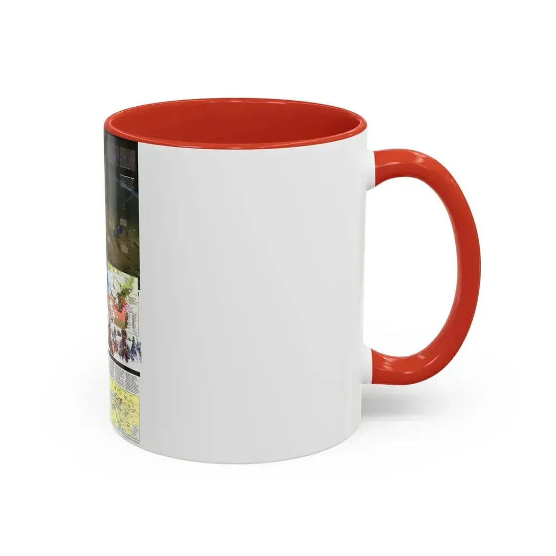 Caspian Sea (1999) (Map) Accent Coffee Mug - Go Mug Yourself