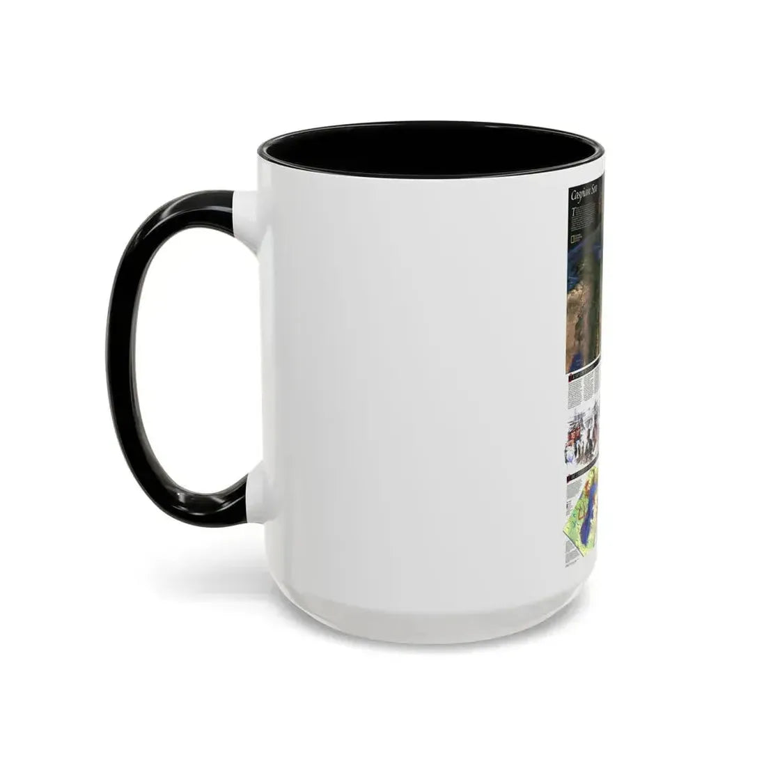 Caspian Sea (1999) (Map) Accent Coffee Mug - Go Mug Yourself