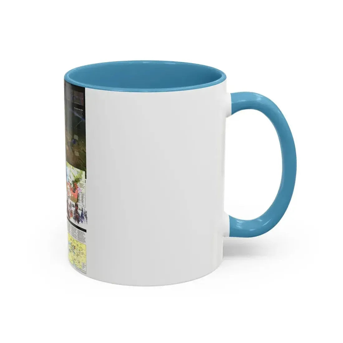 Caspian Sea (1999) (Map) Accent Coffee Mug - Go Mug Yourself
