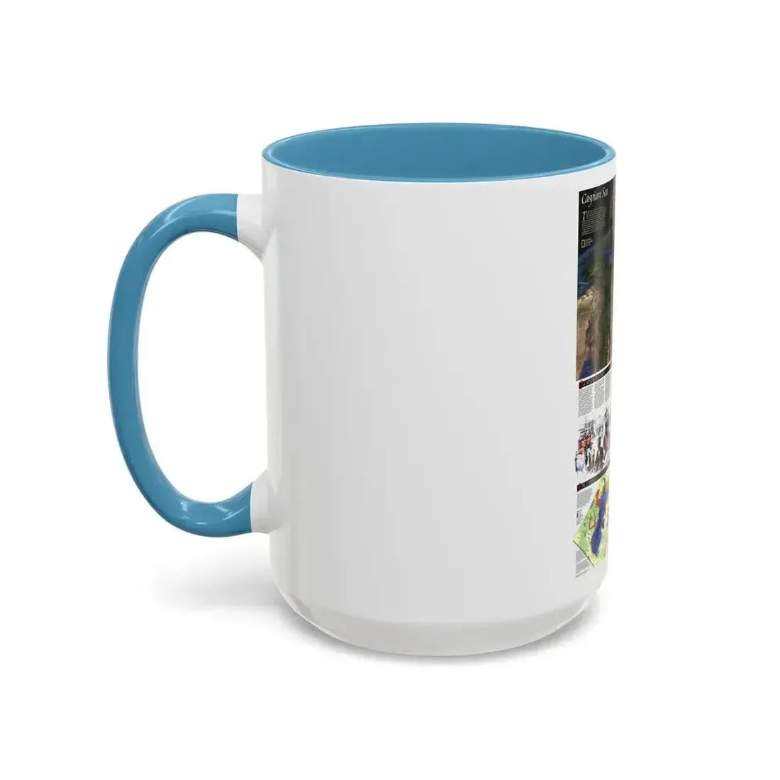 Caspian Sea (1999) (Map) Accent Coffee Mug - Go Mug Yourself