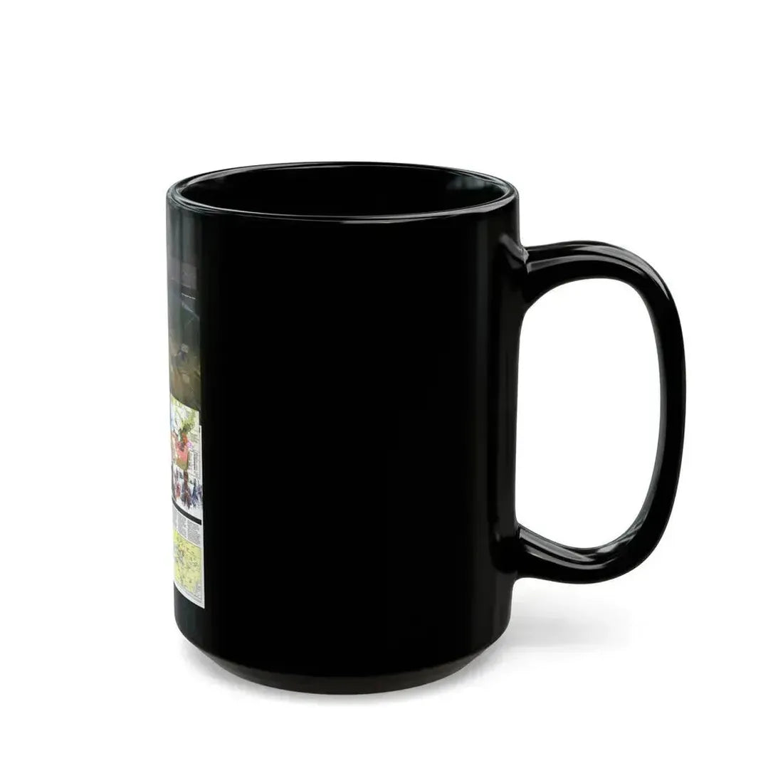 Caspian Sea (1999) (Map) Black Coffee Mug - Go Mug Yourself