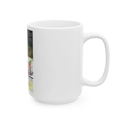 Caspian Sea (1999) (Map) White Coffee Mug-Go Mug Yourself