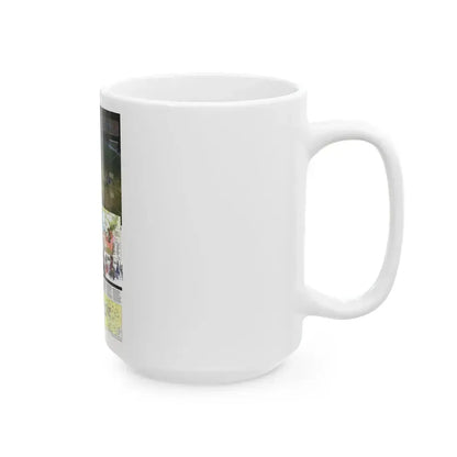 Caspian Sea (1999) (Map) White Coffee Mug - Go Mug Yourself