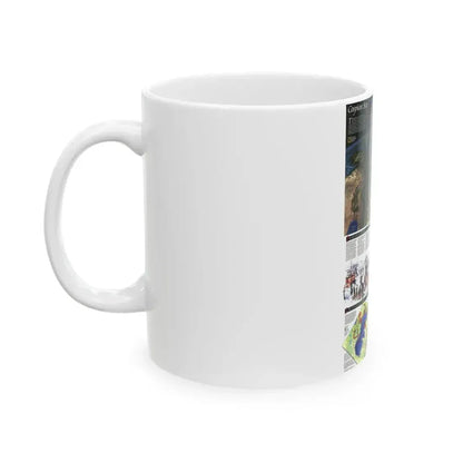 Caspian Sea (1999) (Map) White Coffee Mug - Go Mug Yourself