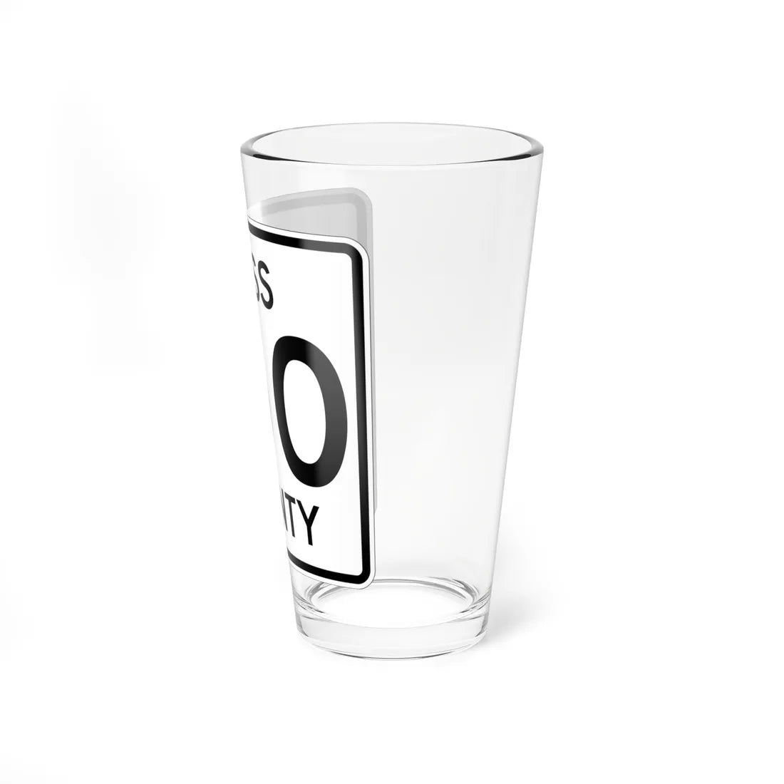 Cass County 150 MN (Minnesota) (Road Sign) Pint Glass 16oz - Go Mug Yourself