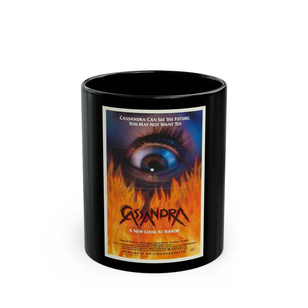 CASSANDRA 1987 Movie Poster - Black Coffee Mug-11oz-Go Mug Yourself