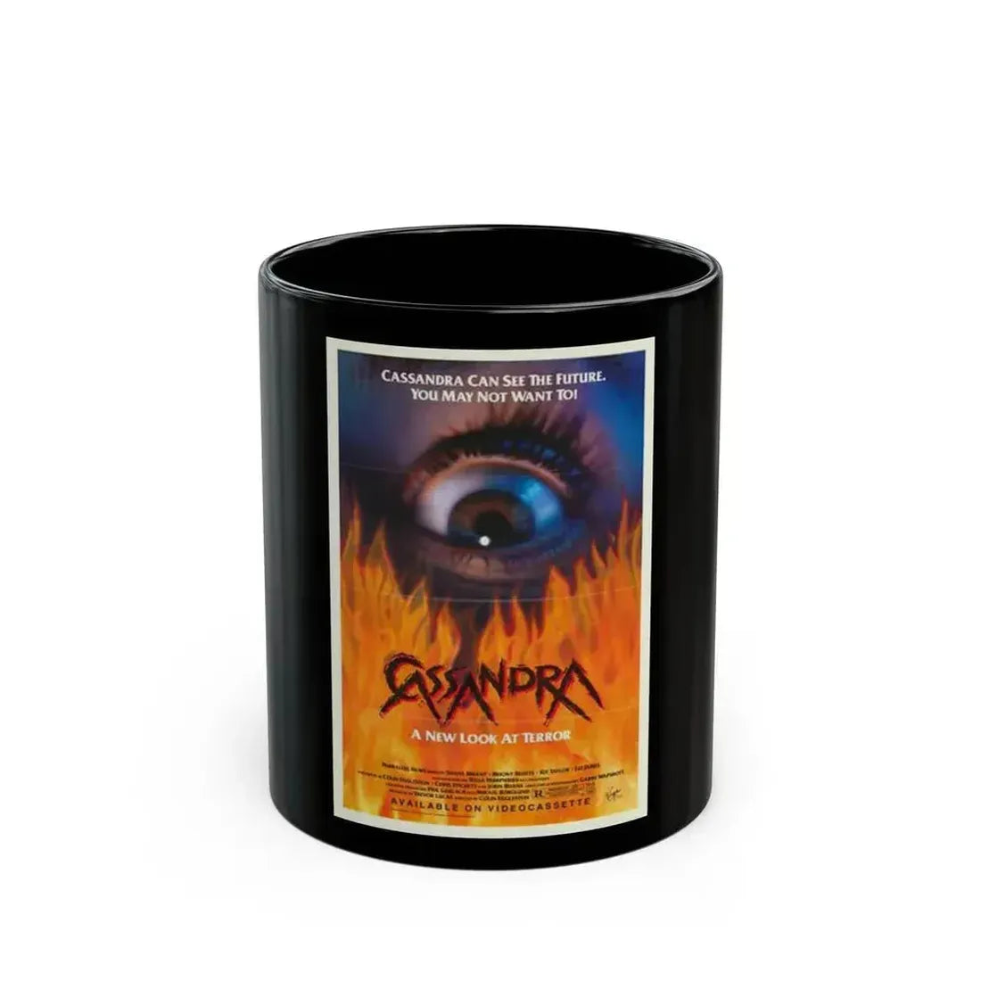 CASSANDRA 1987 Movie Poster - Black Coffee Mug 11oz - Go Mug Yourself