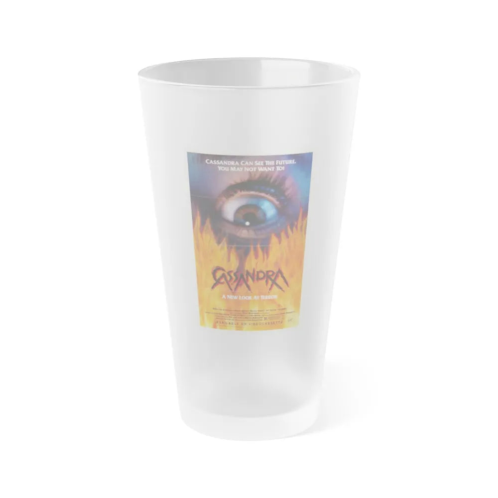 CASSANDRA 1987 Movie Poster - Frosted Pint Glass 16oz-16oz-Frosted-Go Mug Yourself