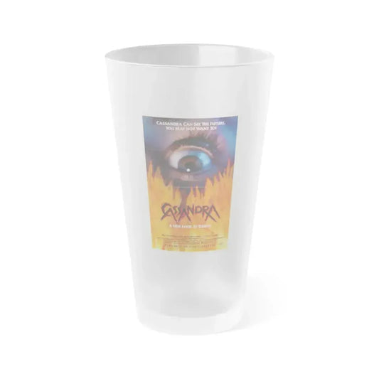 CASSANDRA 1987 Movie Poster - Frosted Pint Glass 16oz 16oz Frosted - Go Mug Yourself