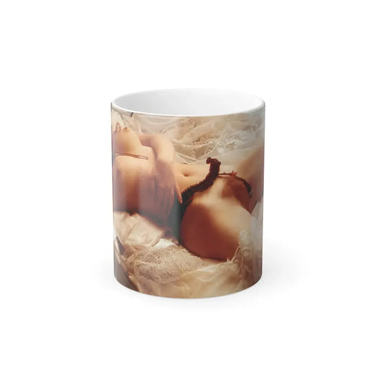 Cassandra Peterson #113 - Nude (Vintage Female Icon) Color Changing Coffee Mug 11oz - Go Mug Yourself