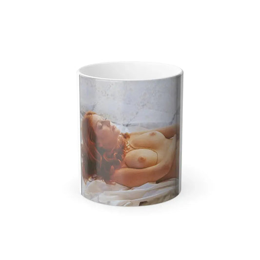 Cassandra Peterson #129 - Game June '75 (Vintage Female Icon) Color Changing Coffee Mug 11oz - Go Mug Yourself