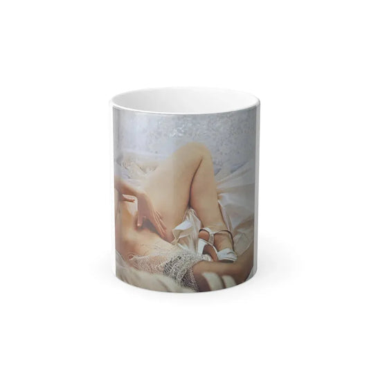 Cassandra Peterson #130 - Game June '75 (Vintage Female Icon) Color Changing Coffee Mug 11oz - Go Mug Yourself