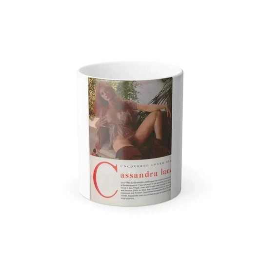 Cassandra Peterson #140 - Modern Man May '75 (Vintage Female Icon) Color Changing Mug 11oz 11oz - Go Mug Yourself