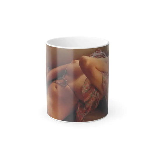 Cassandra Peterson #80 - Nude (Vintage Female Icon) Color Changing Coffee Mug 11oz - Go Mug Yourself