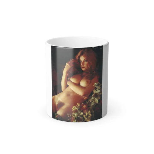 Cassandra Peterson #84 - Nude (Vintage Female Icon) Color Changing Coffee Mug 11oz - Go Mug Yourself