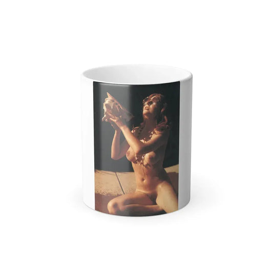 Cassandra Peterson #87 - Nude (Vintage Female Icon) Color Changing Coffee Mug 11oz - Go Mug Yourself