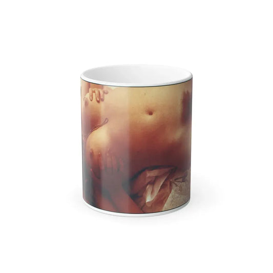 Cassandra Peterson #95 - Nude (Vintage Female Icon) Color Changing Coffee Mug 11oz - Go Mug Yourself