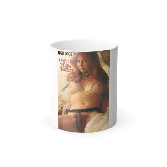 Cassandra Peterson #99 - Nude (Vintage Female Icon) Color Changing Coffee Mug 11oz - Go Mug Yourself