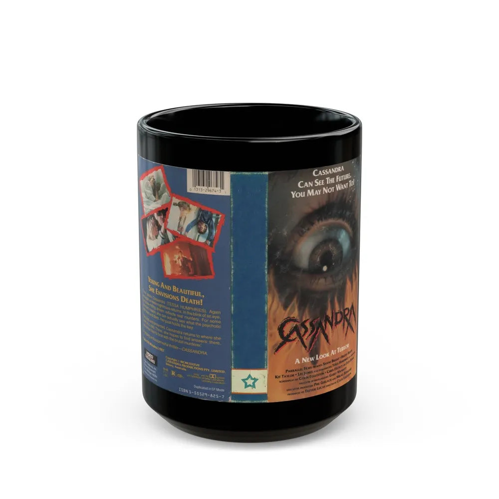 CASSANDRA VERSION2 (VHS COVER) - Black Coffee Mug-15oz-Go Mug Yourself