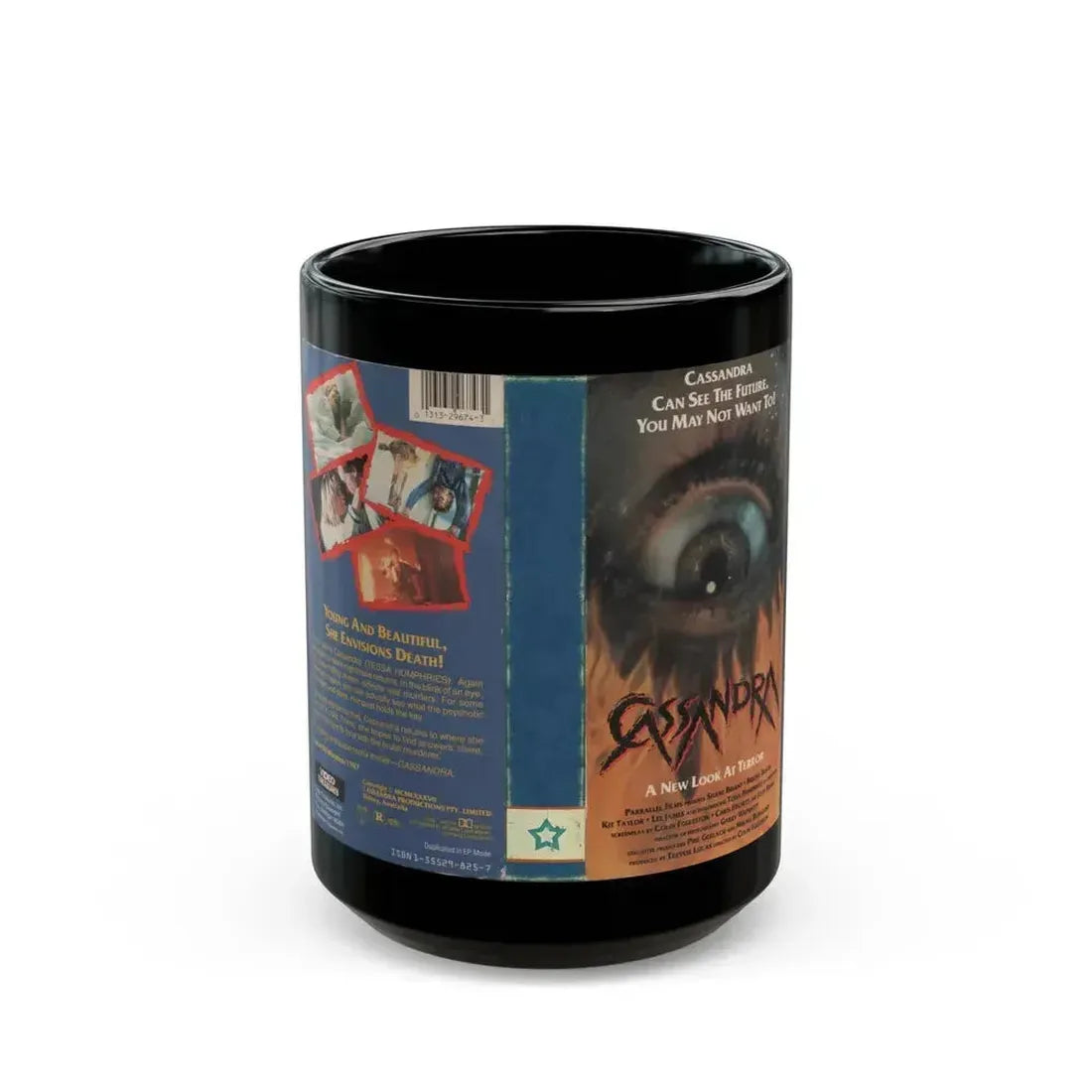 CASSANDRA VERSION2 (VHS COVER) - Black Coffee Mug 15oz - Go Mug Yourself