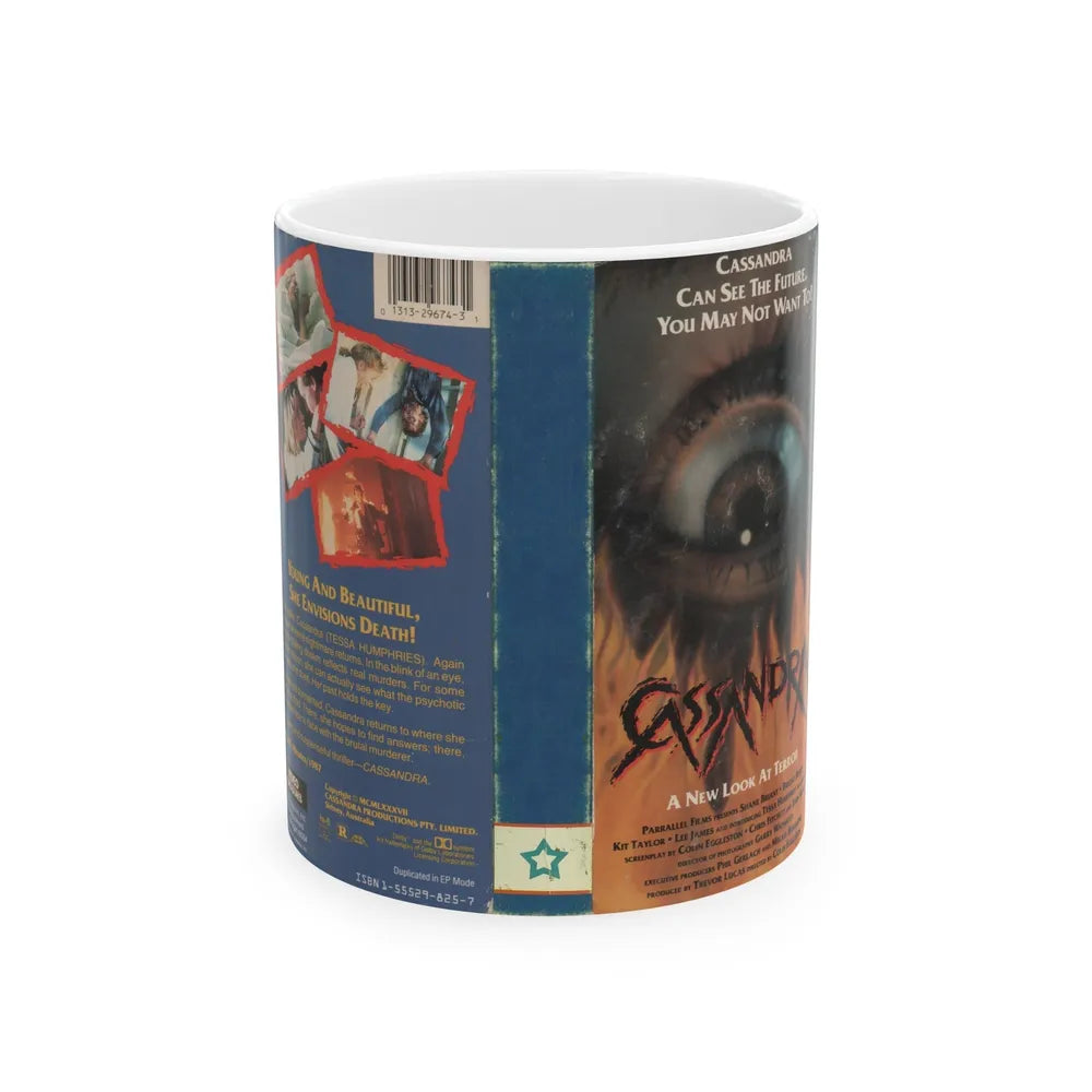 CASSANDRA VERSION2 (VHS COVER) - White Coffee Mug-11oz-Go Mug Yourself