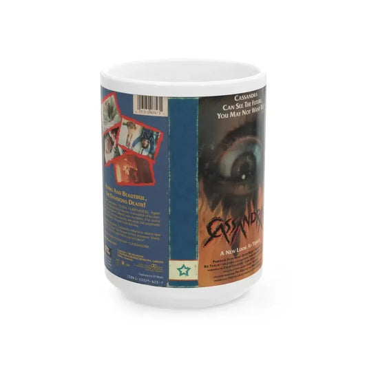 CASSANDRA VERSION2 (VHS COVER) - White Coffee Mug 15oz - Go Mug Yourself