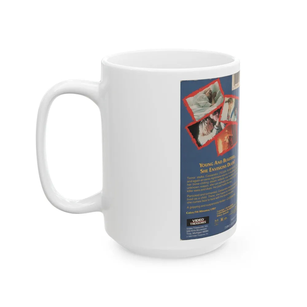 CASSANDRA VERSION2 (VHS COVER) - White Coffee Mug-Go Mug Yourself