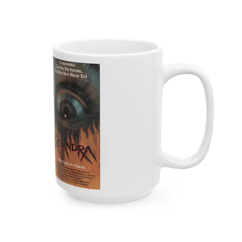 CASSANDRA VERSION2 (VHS COVER) - White Coffee Mug-Go Mug Yourself