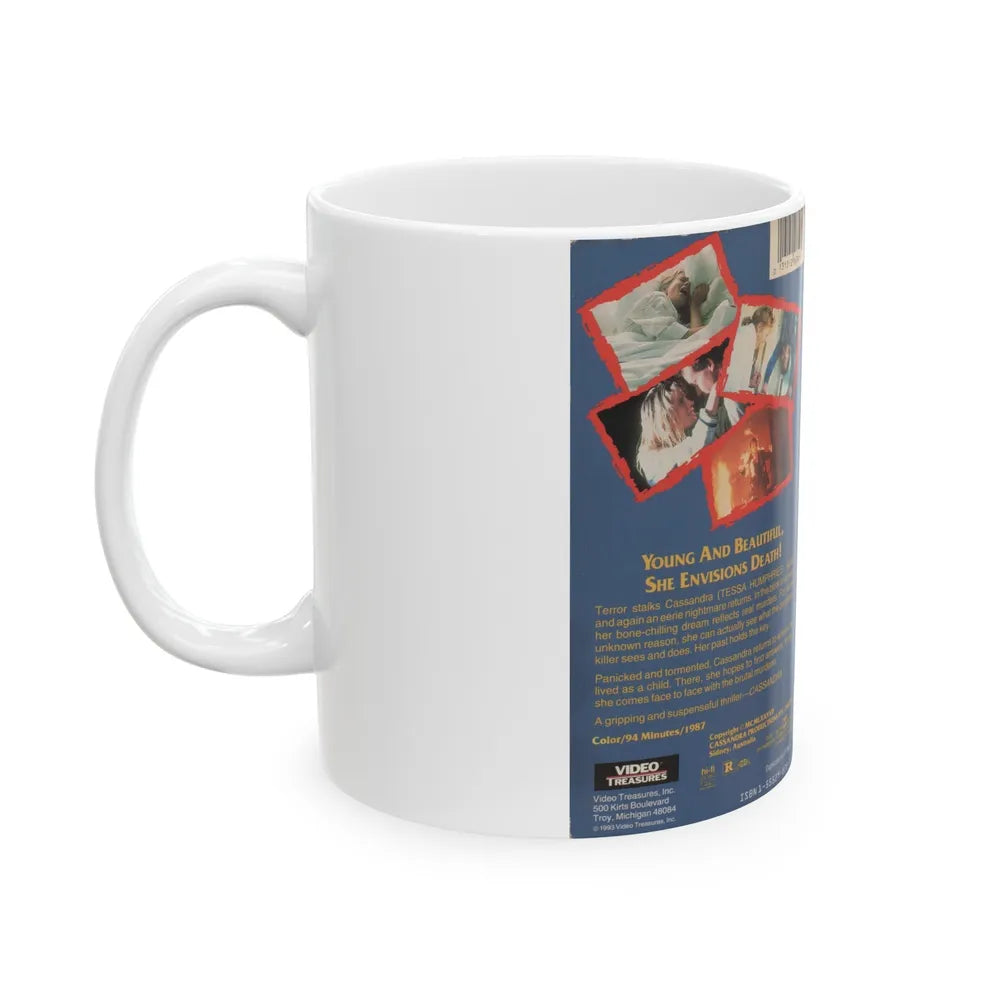 CASSANDRA VERSION2 (VHS COVER) - White Coffee Mug-Go Mug Yourself