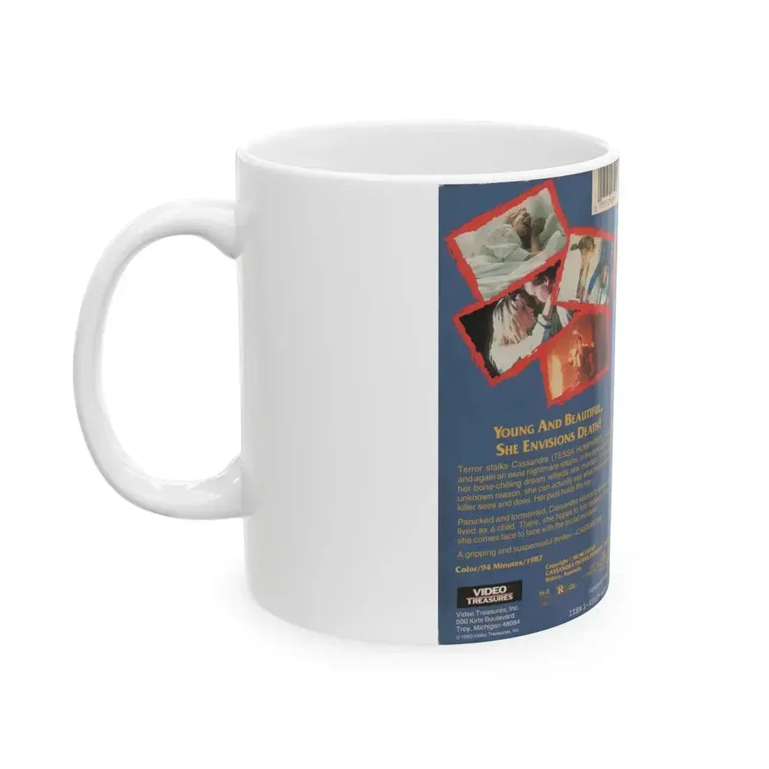 CASSANDRA VERSION2 (VHS COVER) - White Coffee Mug - Go Mug Yourself