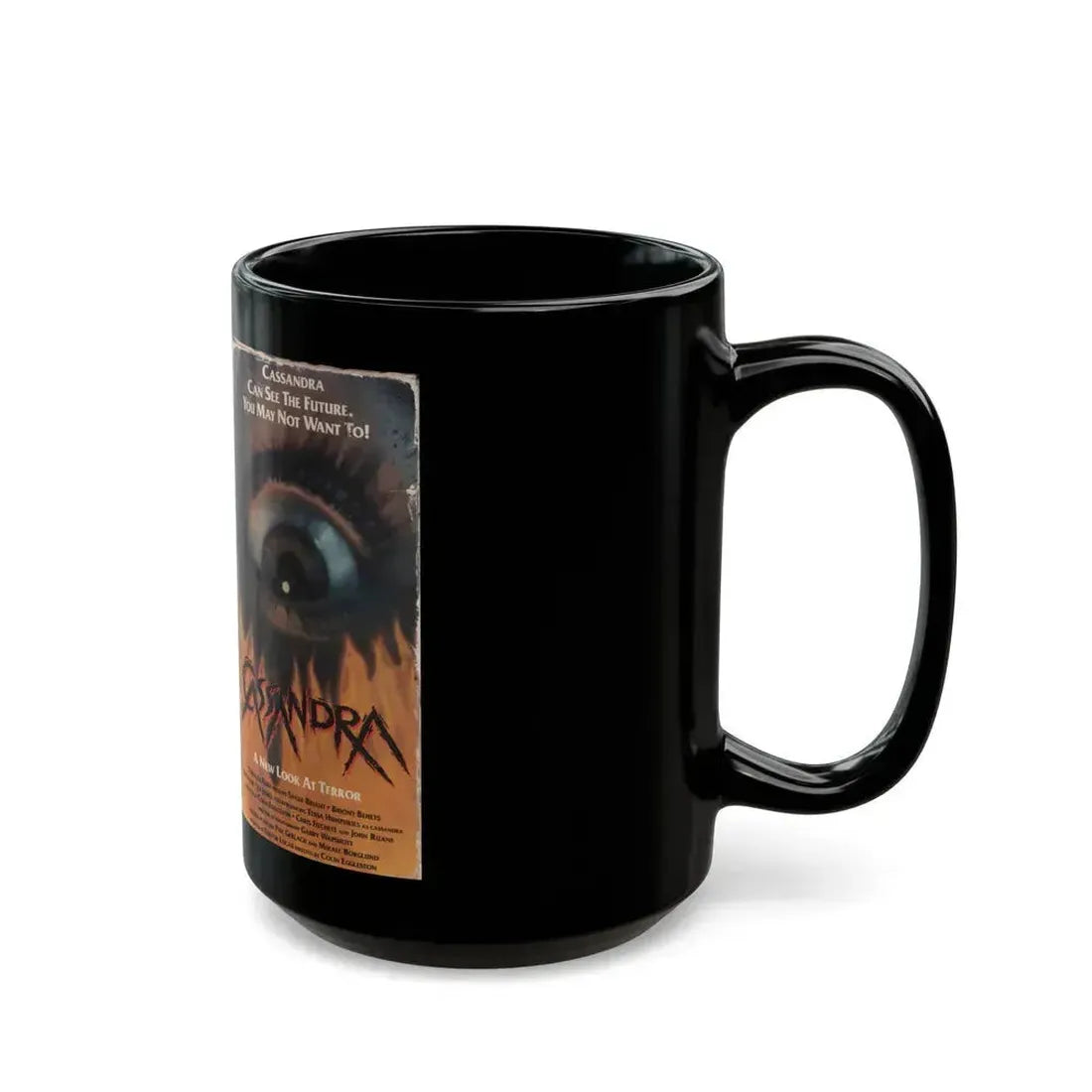 CASSANDRA (VHS COVER) - Black Coffee Mug - Go Mug Yourself