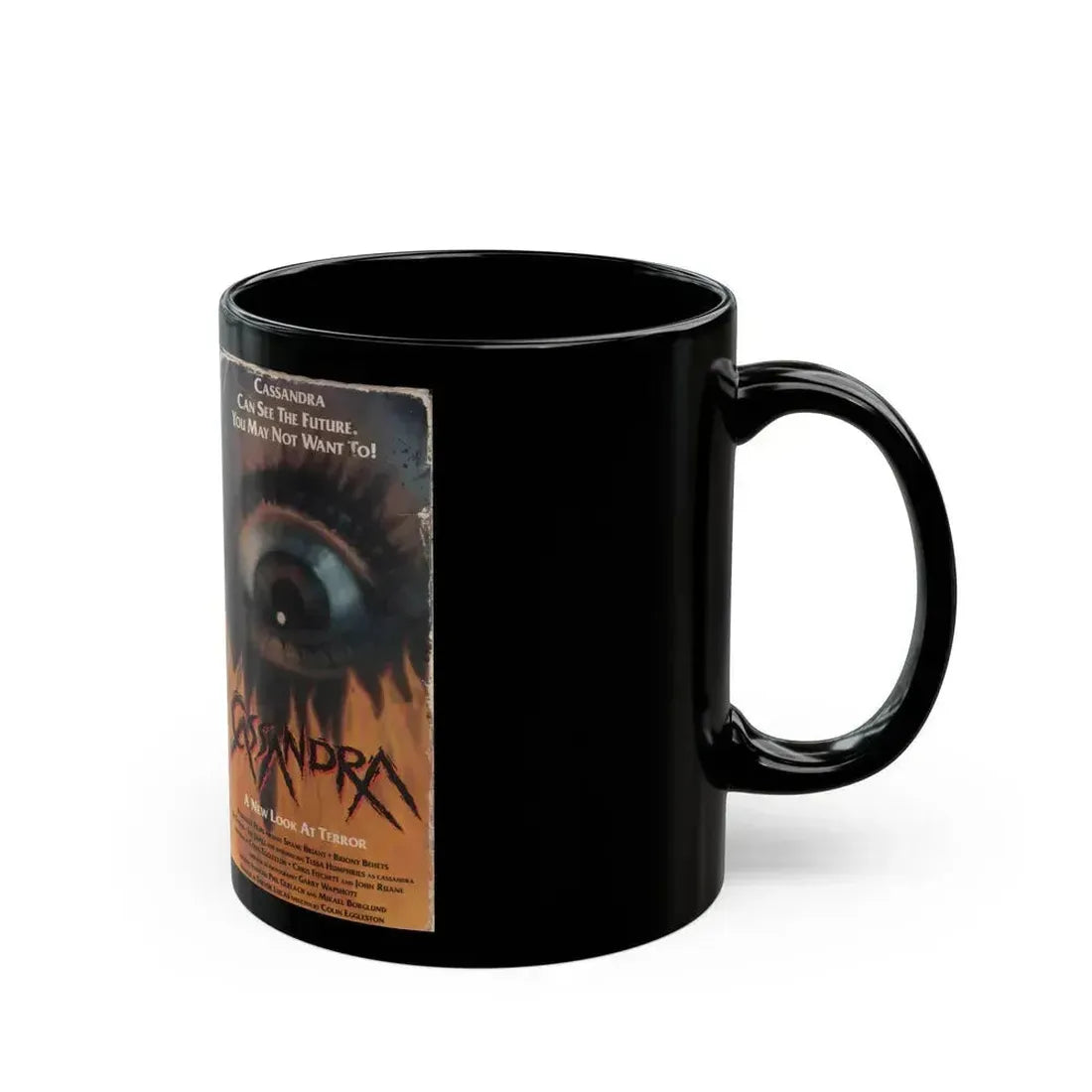 CASSANDRA (VHS COVER) - Black Coffee Mug - Go Mug Yourself
