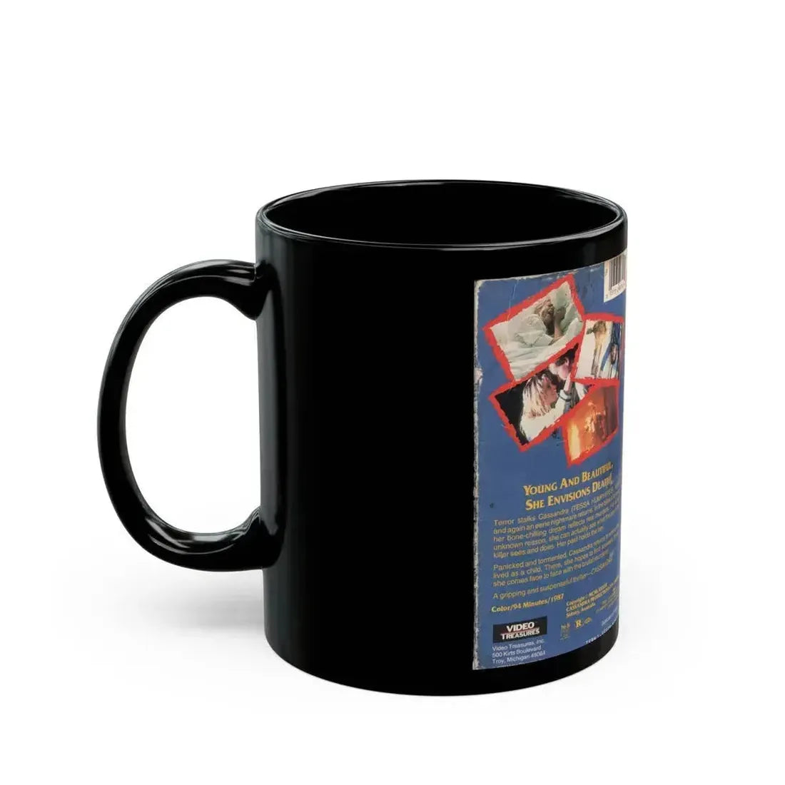 CASSANDRA (VHS COVER) - Black Coffee Mug - Go Mug Yourself