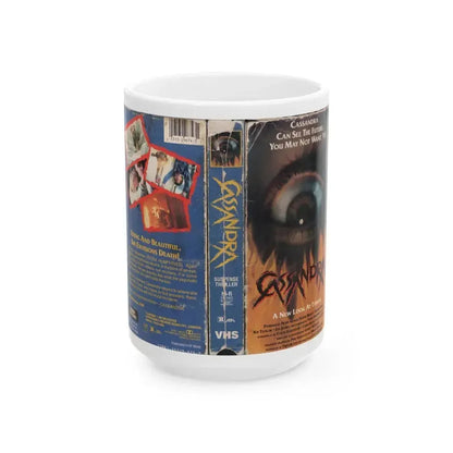 CASSANDRA (VHS COVER) - White Coffee Mug 15oz - Go Mug Yourself