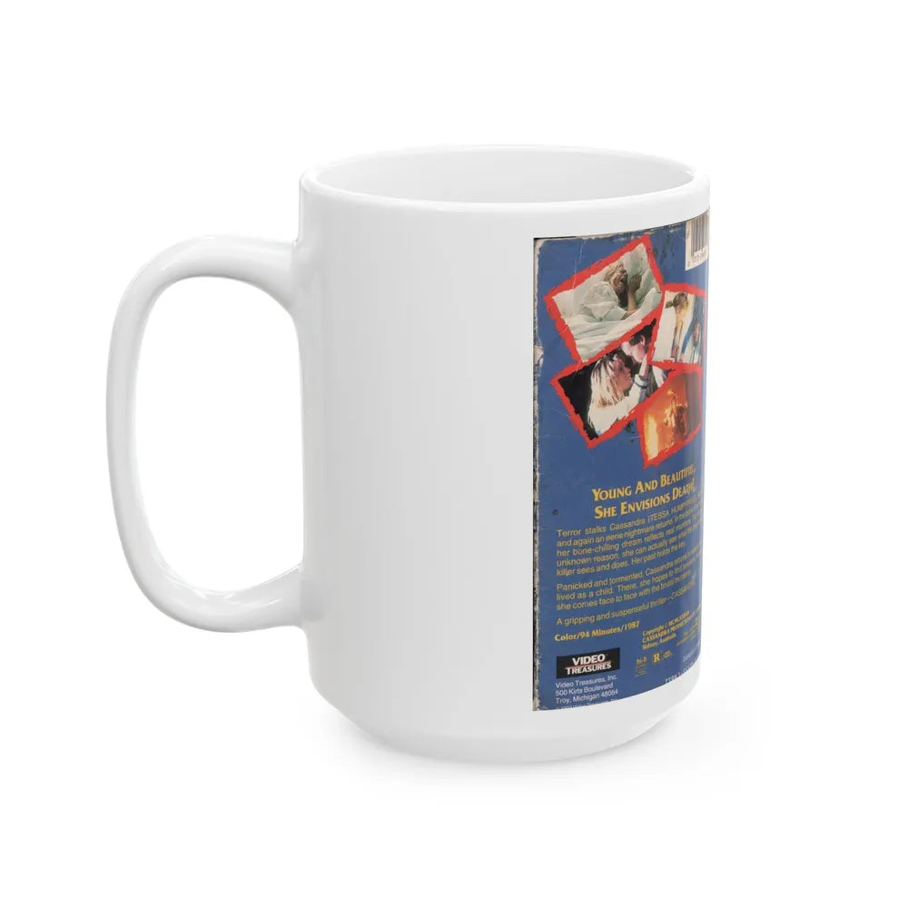 CASSANDRA (VHS COVER) - White Coffee Mug-Go Mug Yourself