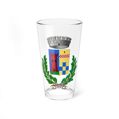 Cassinelle-Stemma (Italy) (Coat of Arms) Pint Glass 16oz 16oz - Go Mug Yourself