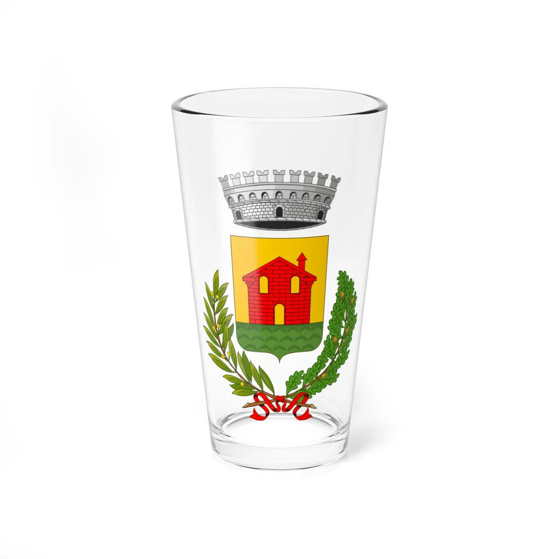 Cassola-Stemma (Italy) (Coat of Arms) Pint Glass 16oz 16oz - Go Mug Yourself