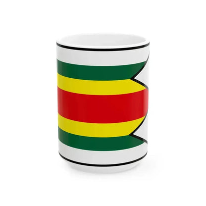 Casta Pezinok Flag (Slovakia) White Coffee Mug 15oz - Go Mug Yourself