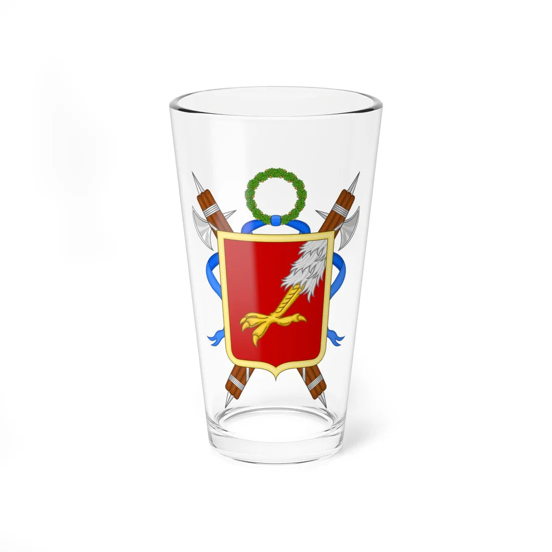 Castello dArgile-Stemma (Italy) (Coat of Arms) Pint Glass 16oz 16oz - Go Mug Yourself