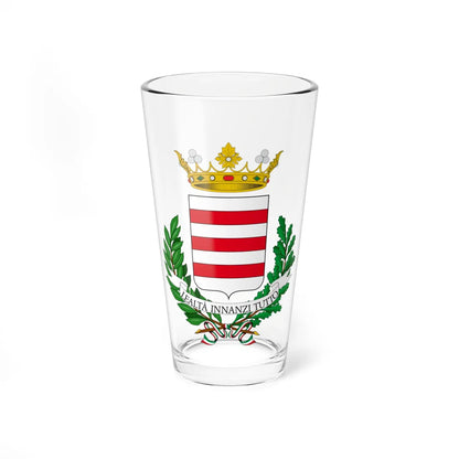 Castelnuovo Don Bosco-Stemma (Italy) (Coat of Arms) Pint Glass 16oz 16oz - Go Mug Yourself