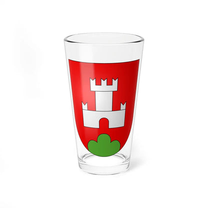 CastelSanPietro-blason (Switzerland) (Coat of Arms) Pint Glass 16oz 16oz - Go Mug Yourself