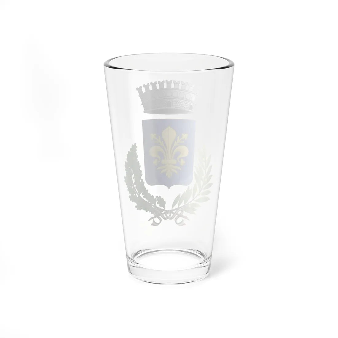 Castiglion Fibocchi-Stemma (Italy) (Coat of Arms) Pint Glass 16oz - Go Mug Yourself