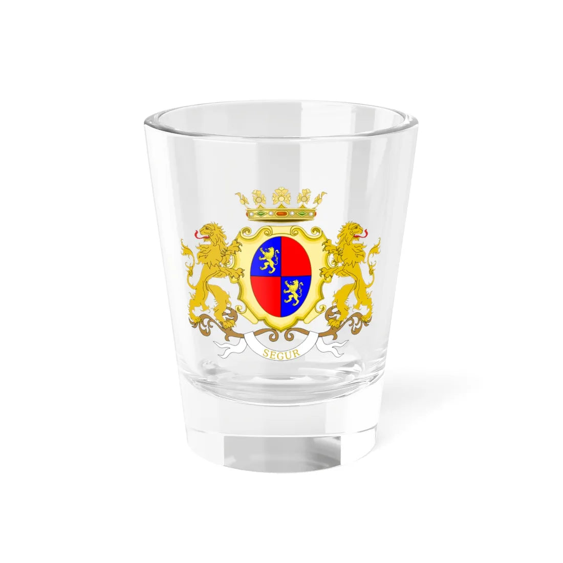 Castiglione Falletto-Stemma (Italy) (Coat of Arms) Shot Glass 1.5oz 1.5oz - Go Mug Yourself