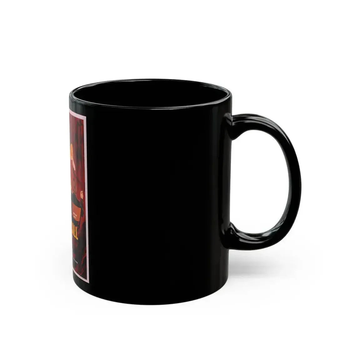 CASTING CALL 1971 Movie Poster - Black Coffee Mug - Go Mug Yourself