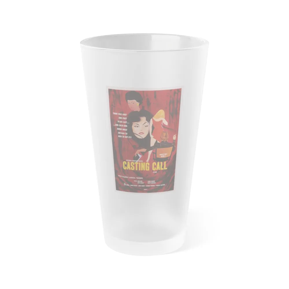 CASTING CALL 1971 Movie Poster - Frosted Pint Glass 16oz-16oz-Frosted-Go Mug Yourself