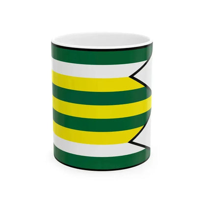 Castkov Senica Flag (Slovakia) White Coffee Mug 11oz - Go Mug Yourself