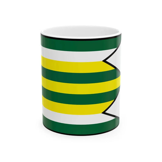 Castkov Senica Flag (Slovakia) White Coffee Mug 11oz - Go Mug Yourself