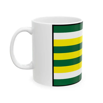 Castkov Senica Flag (Slovakia) White Coffee Mug - Go Mug Yourself